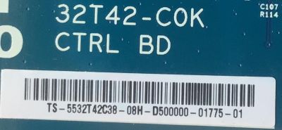 KIT DE TARJETAS PARA SMART TV VIZIO / MAIN FUENTE 60103-00625 / TPD.MT5581T.PB759 / N20072851-0A03294 / 4300054011 / T-CON 55.32T42.C38 / 32T42-C0K CTRL / 5532T42C38 / PANEL BOEI320WU1 / DISPLAY T320HVN05.B / MODELO D32F-G4 LBVAQP - Imagen 5